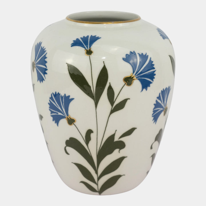 Frederick Rhead For Wood & Sons Pate-Sur-Pate Floral Decorated Porcelain Vase