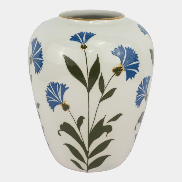 Frederick Rhead For Wood & Sons Pate-Sur-Pate Floral Decorated Porcelain Vase