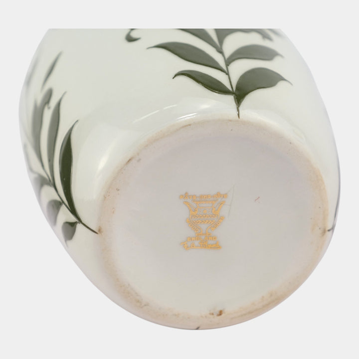 Frederick Rhead For Wood & Sons Pate-Sur-Pate Floral Decorated Porcelain Vase